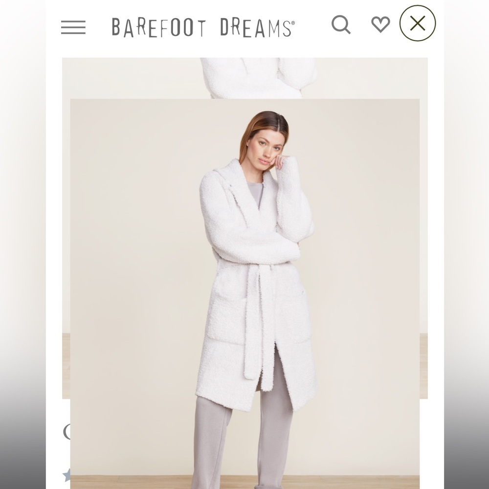 NWT Barefoot Dreams Teddy Coat Size S/M